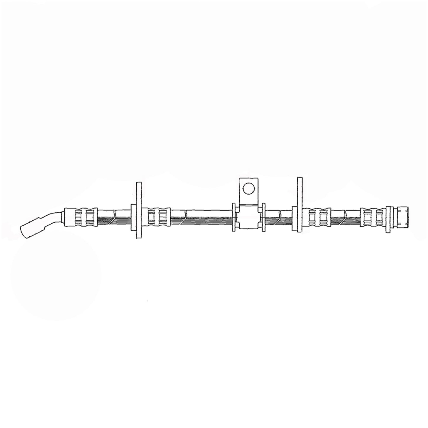 Stoptech Centric Brake Hose - Front Left 150.40021
