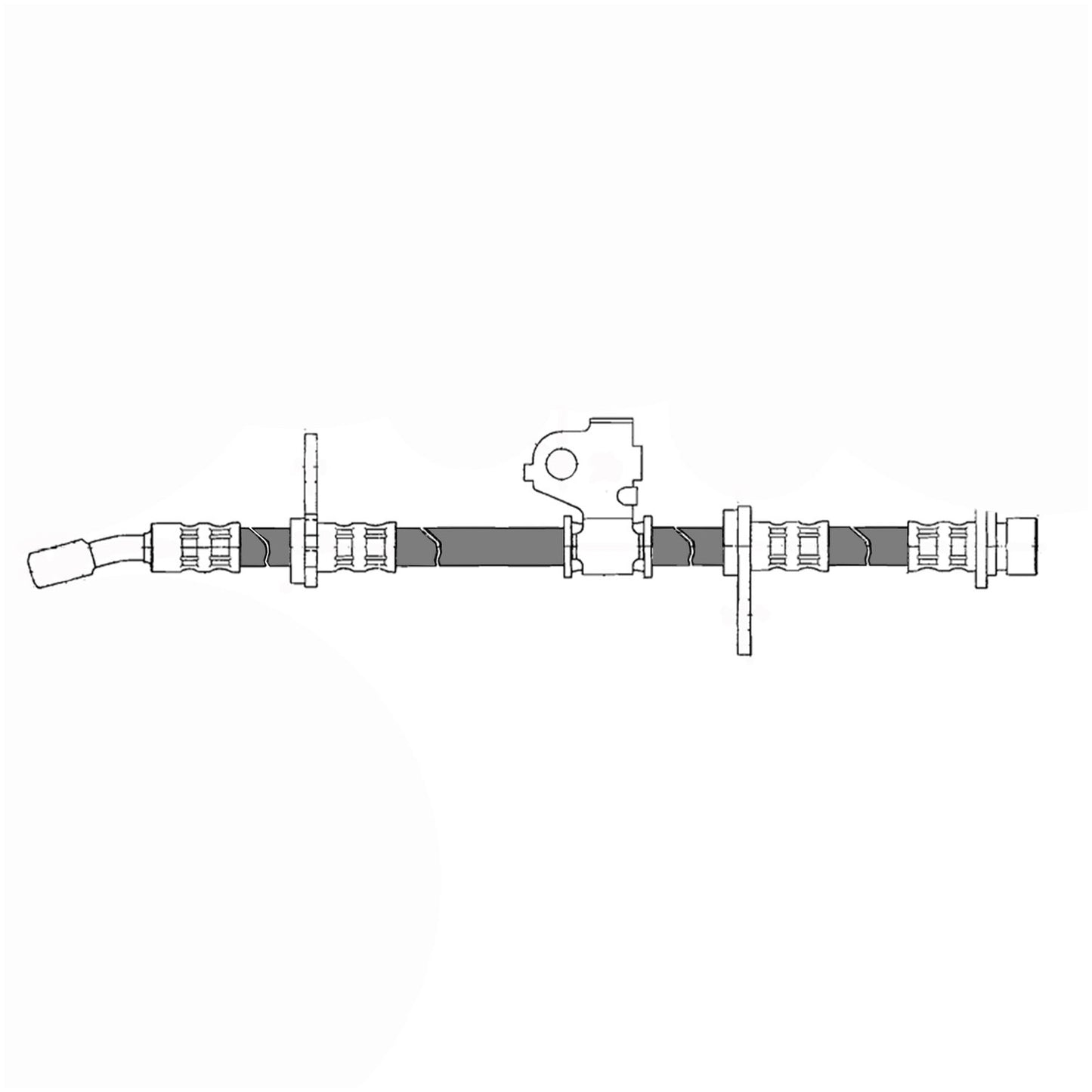 Centric Parts Brake Hydraulic Hose 150.40022