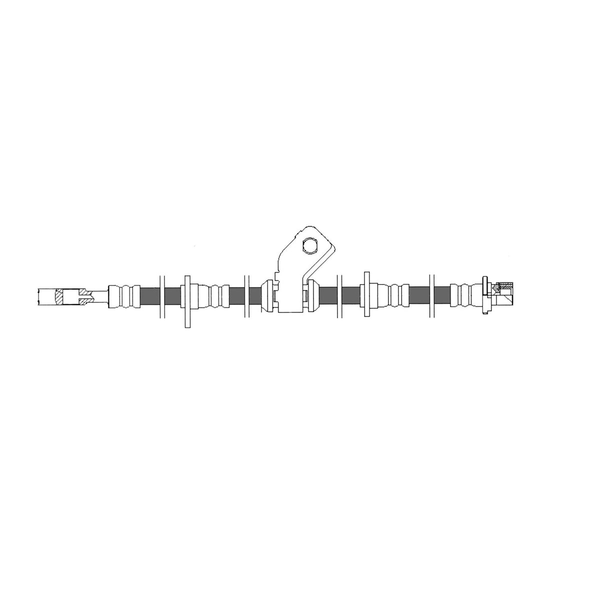Centric Parts Brake Hose 150.40031