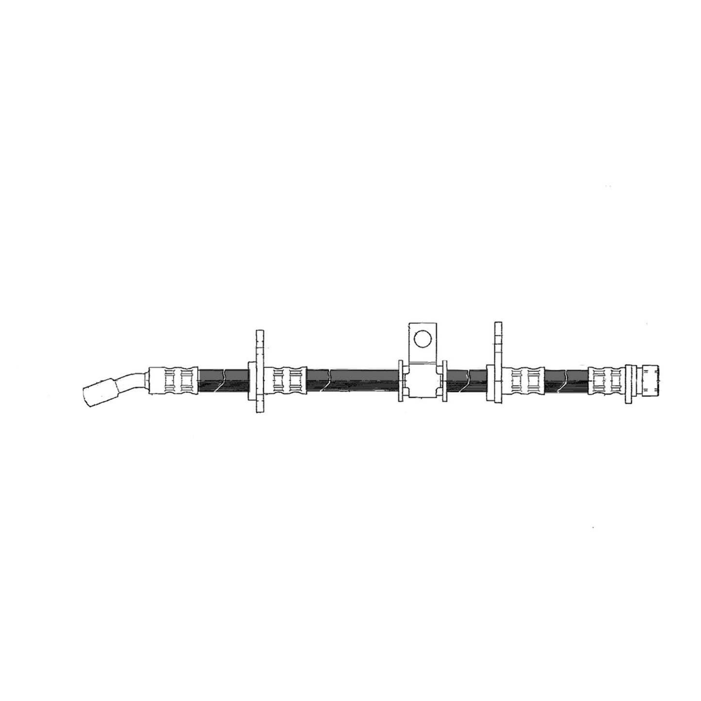 Centric Parts Brake Hydraulic Hose 150.40033