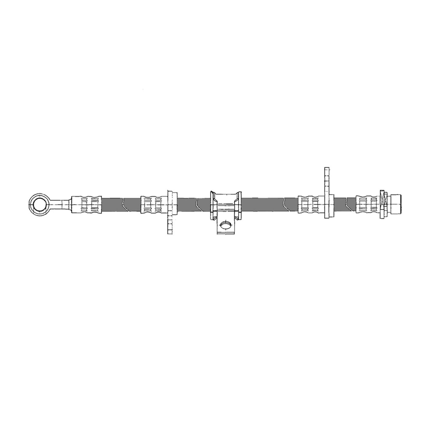 Stoptech Centric Brake Hose - Front L/R 150.40040