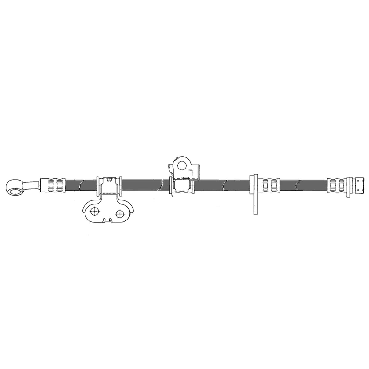 Centric Parts Brake Hose 150.40043