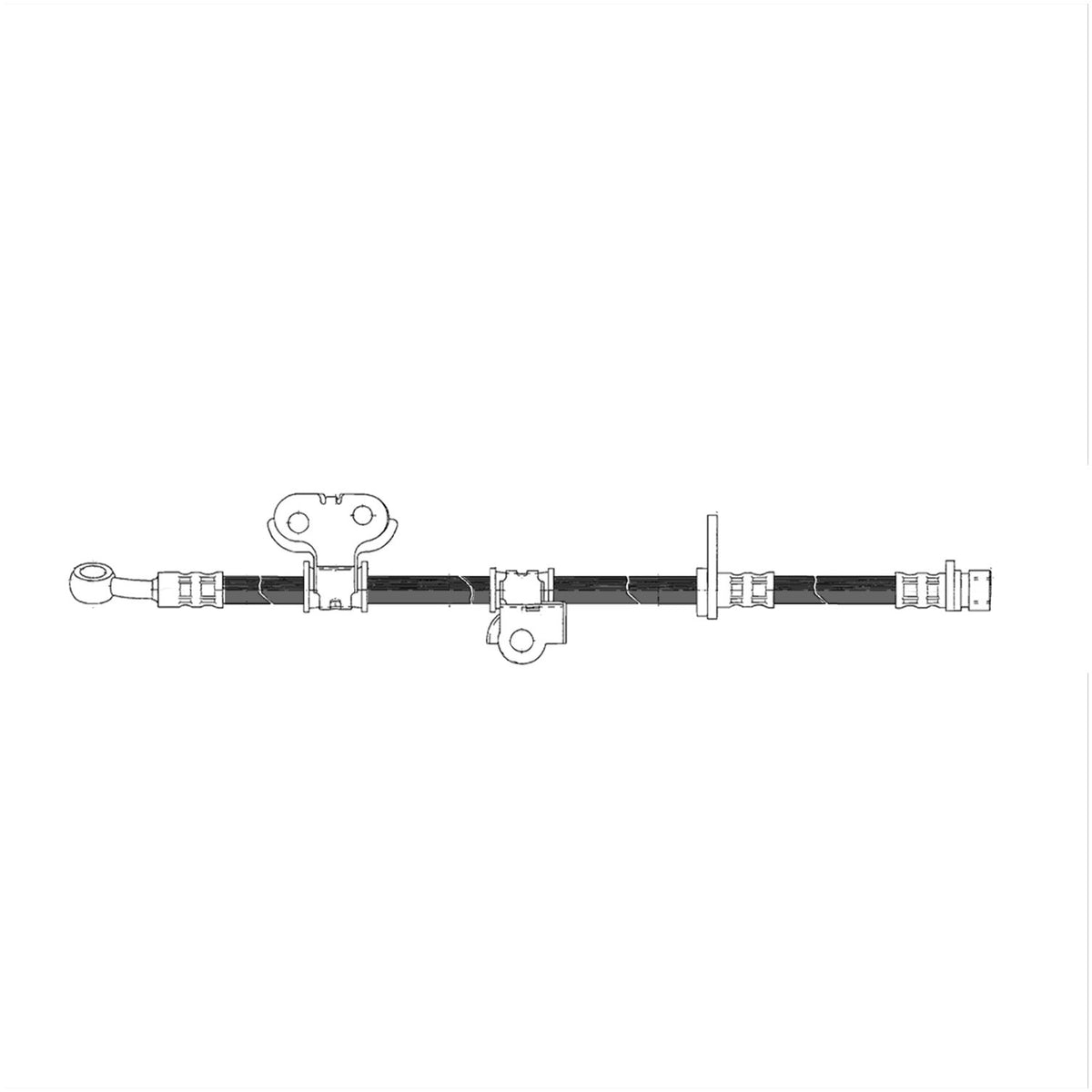 Centric Parts Brake Hose 150.40044
