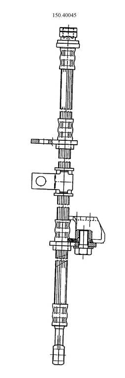Centric Parts Brake Hose 150.40045