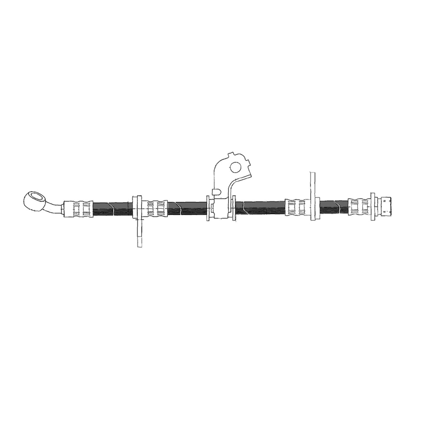 Centric Parts Brake Hydraulic Hose