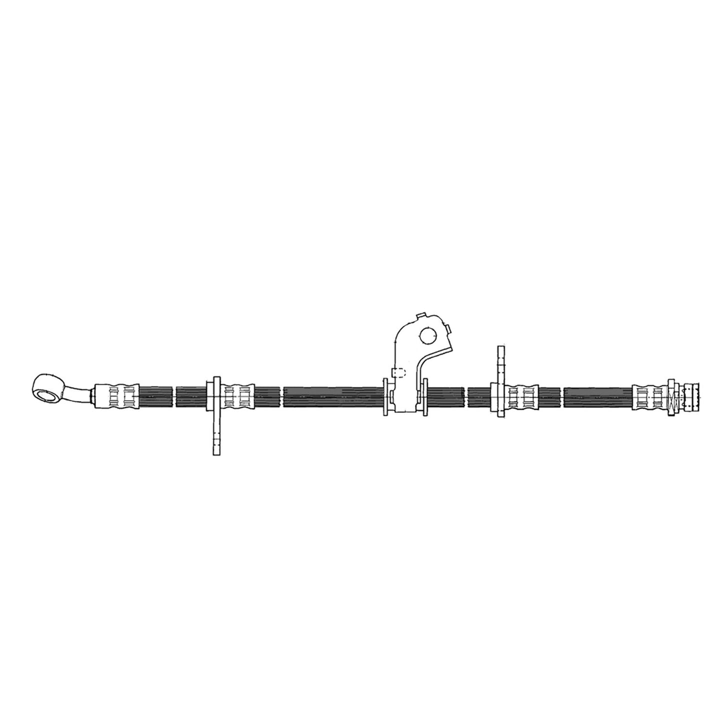 Centric Parts Brake Hydraulic Hose 150.40050
