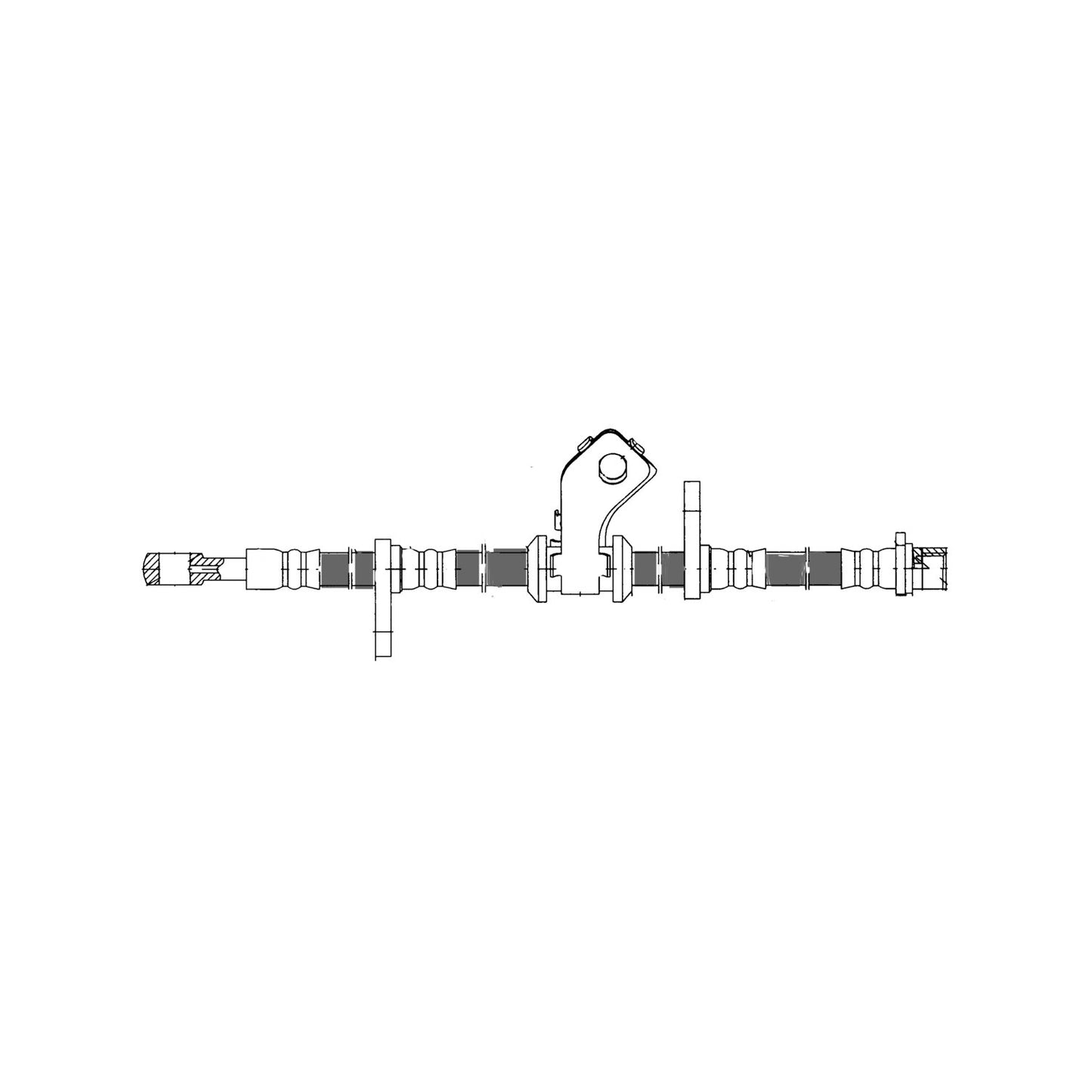 Centric Parts Brake Hose 150.40052