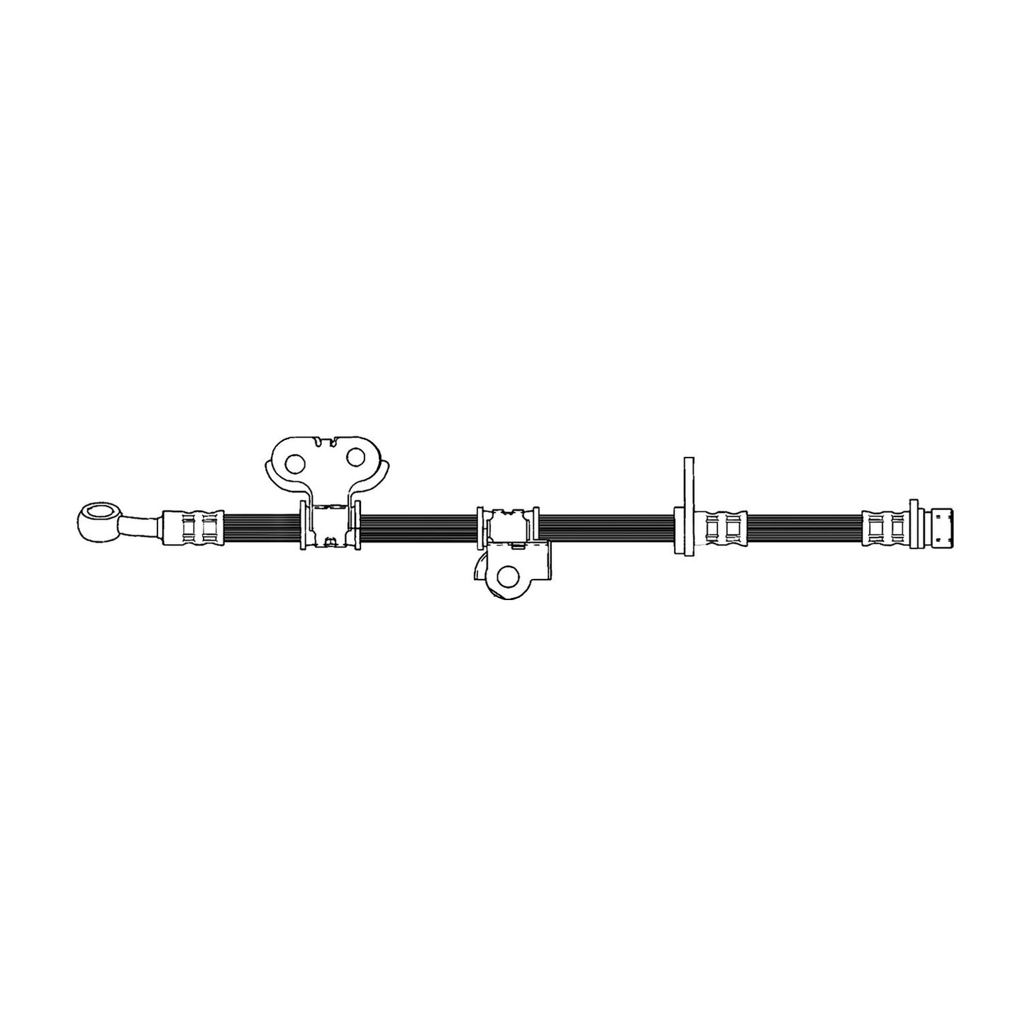 Centric Parts Brake Hydraulic Hose 150.40058