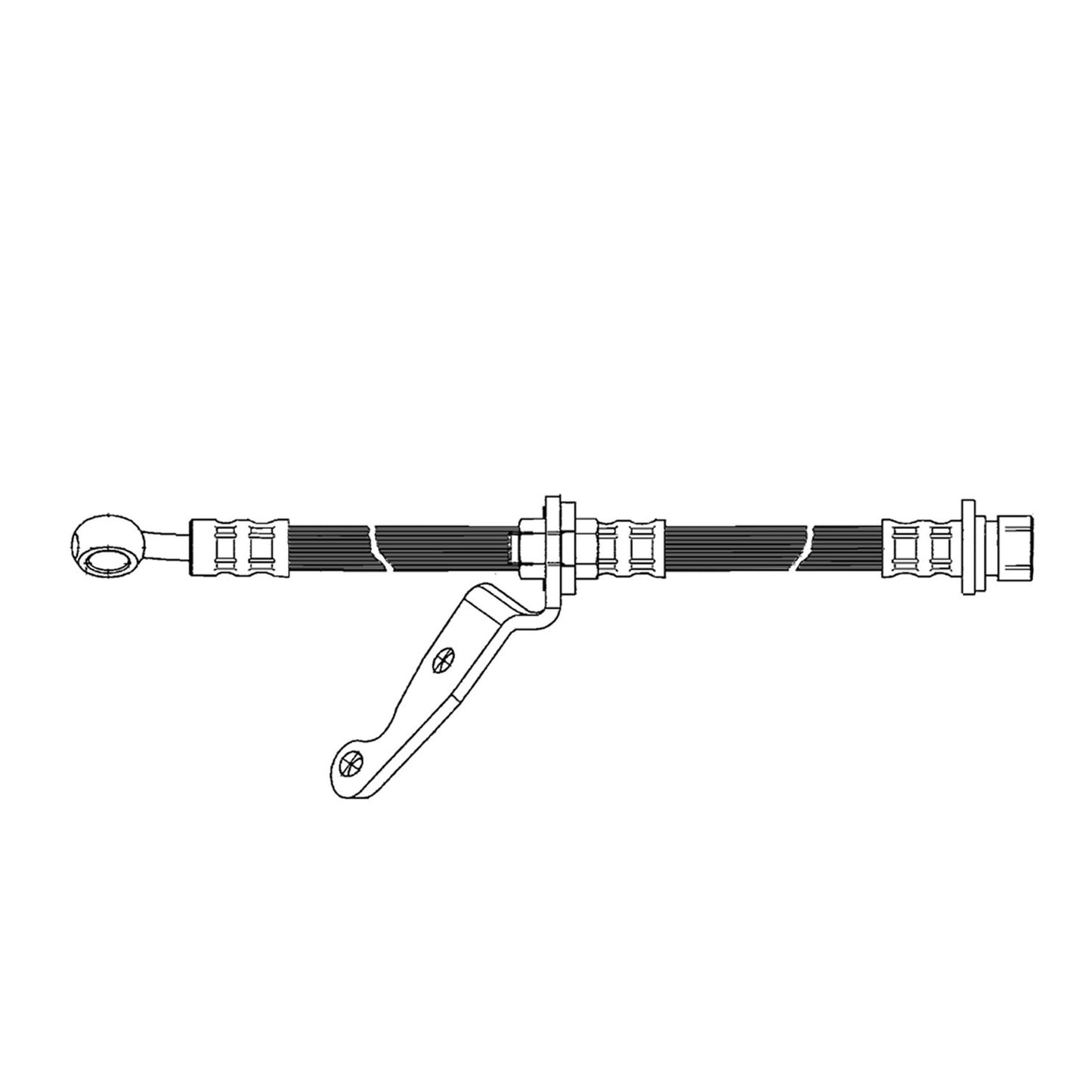 Centric Parts Brake Hydraulic Hose 150.40061