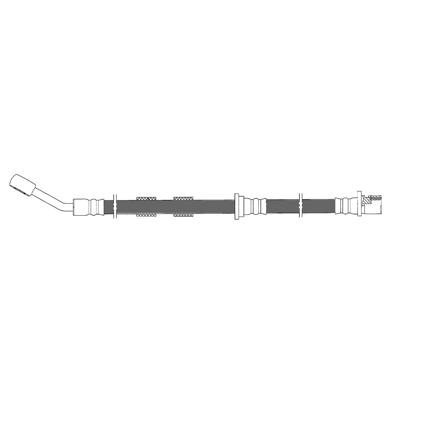 Centric Parts Brake Hydraulic Hose 150.40068