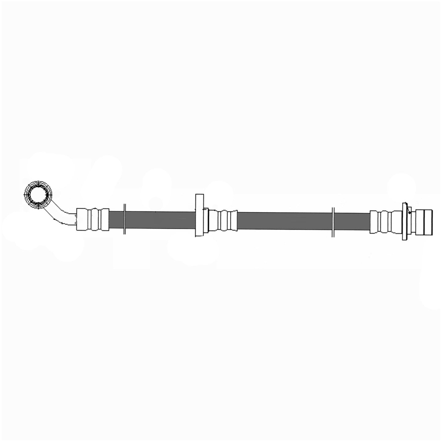 Centric Parts Brake Hose 150.40074