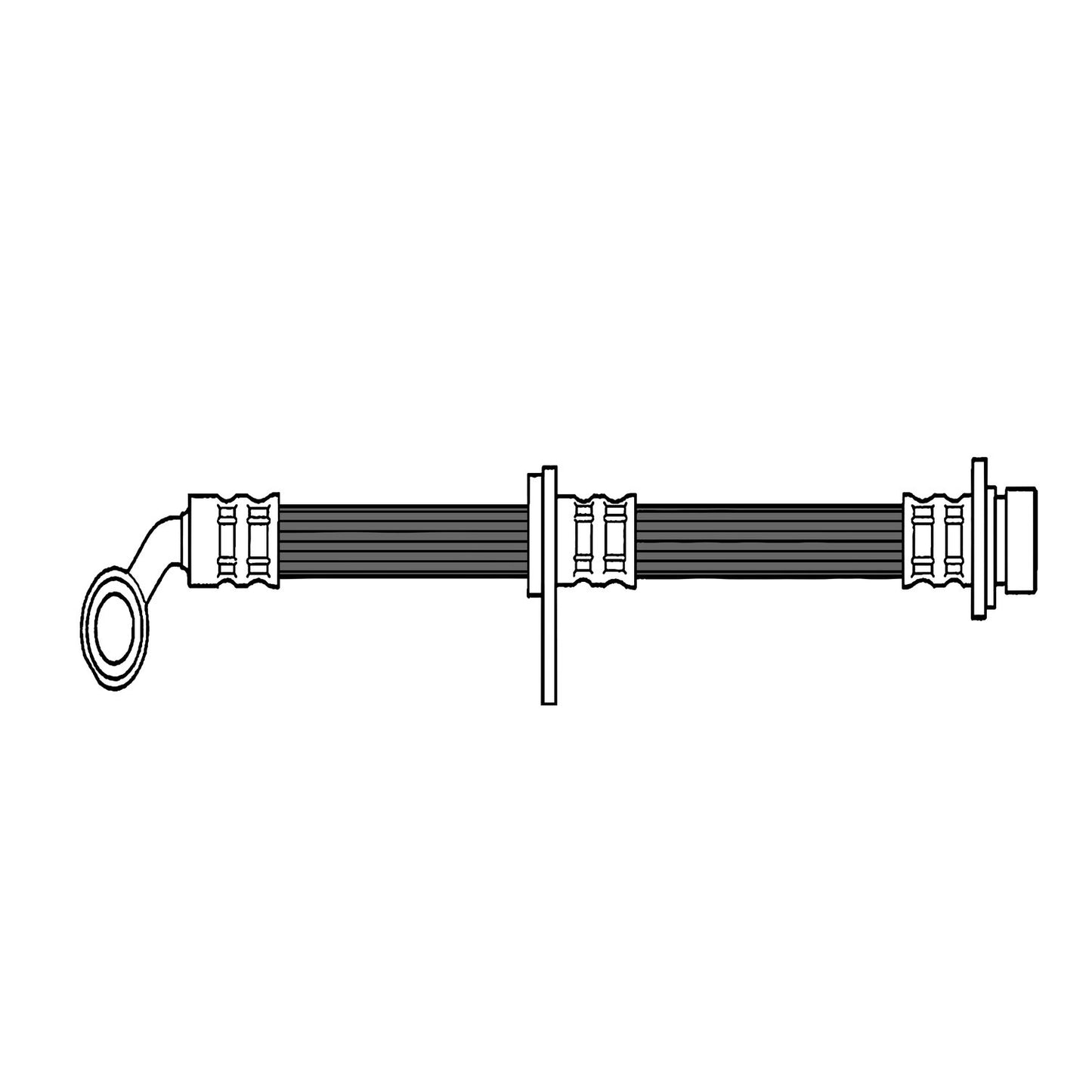 Centric Parts Brake Hydraulic Hose 150.40076