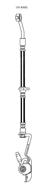 Centric Parts Brake Hydraulic Hose for 2000-2006 Honda Insight 150.40083