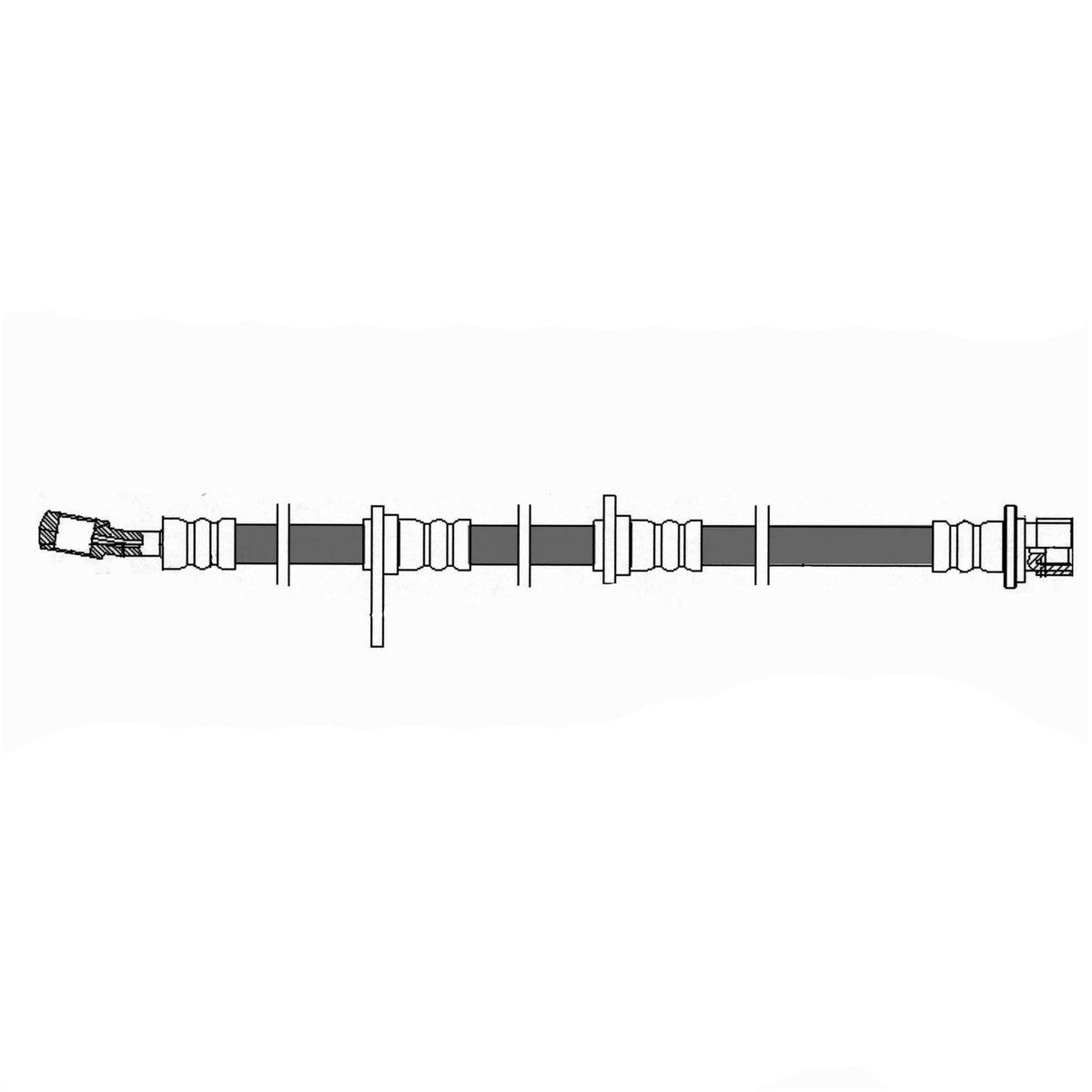 Centric Parts Brake Hose 150.40087