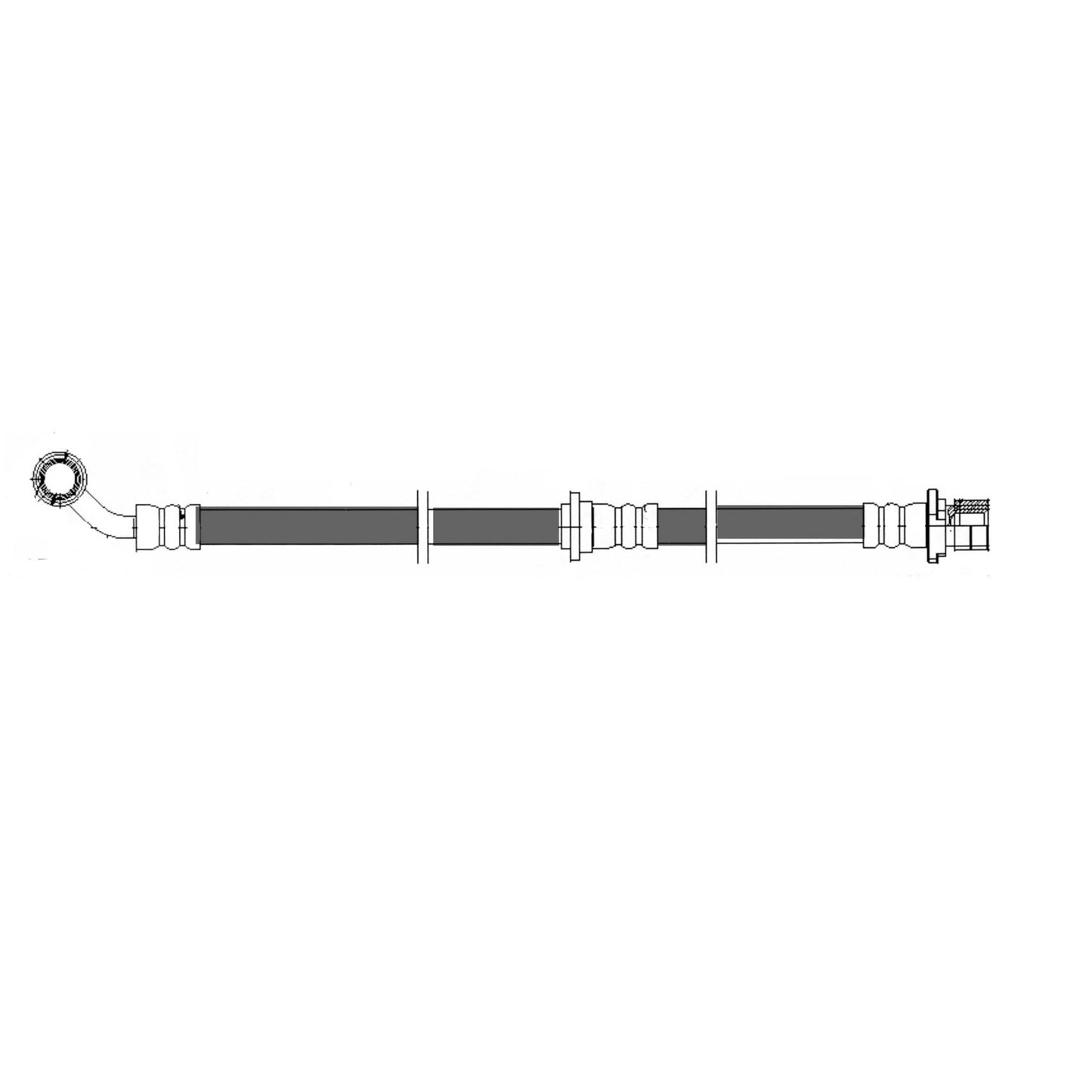Centric Parts Brake Hose 150.40099