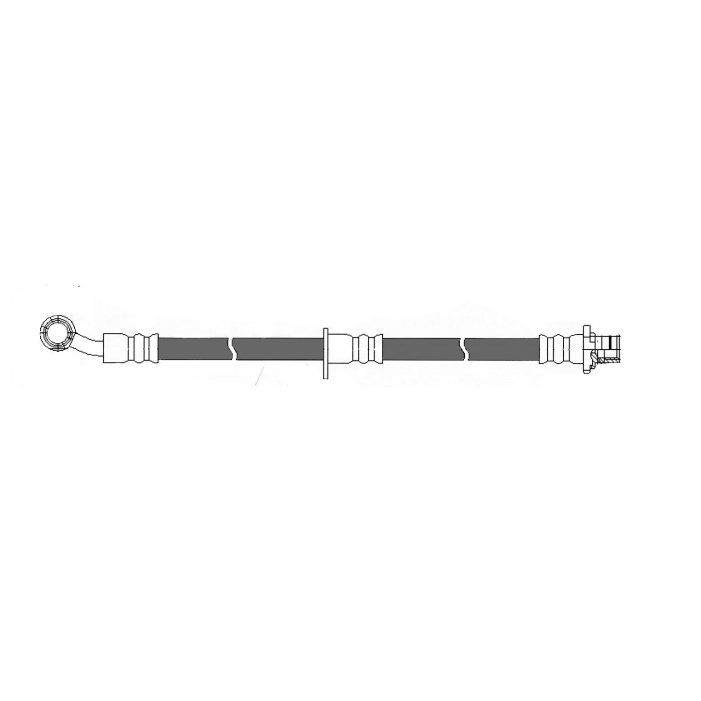 Centric Parts Brake Hydraulic Hose for 2007-2012 Acura RDX 2016-2013 Honda CR-V 150.40113
