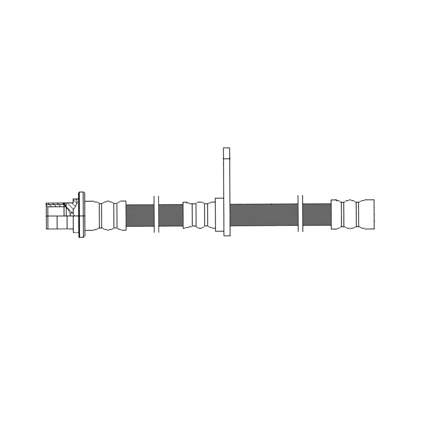 Centric Parts Brake Hose 150.40116