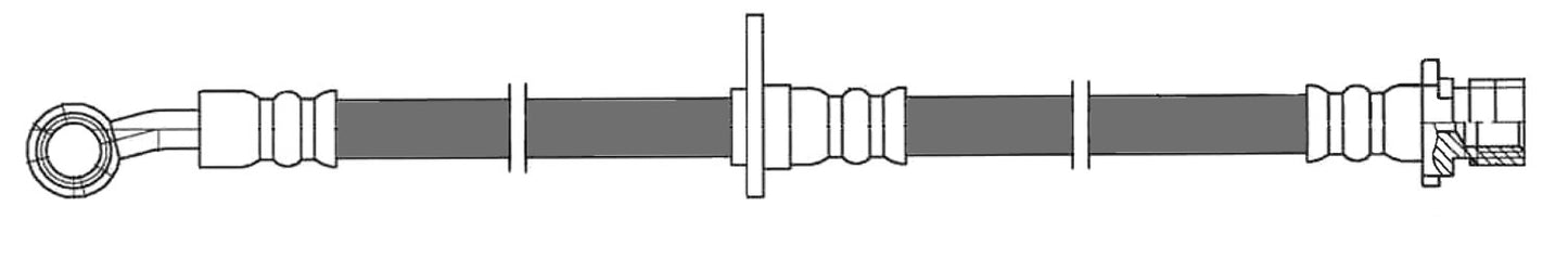 Centric Parts Brake Hose 150.40130