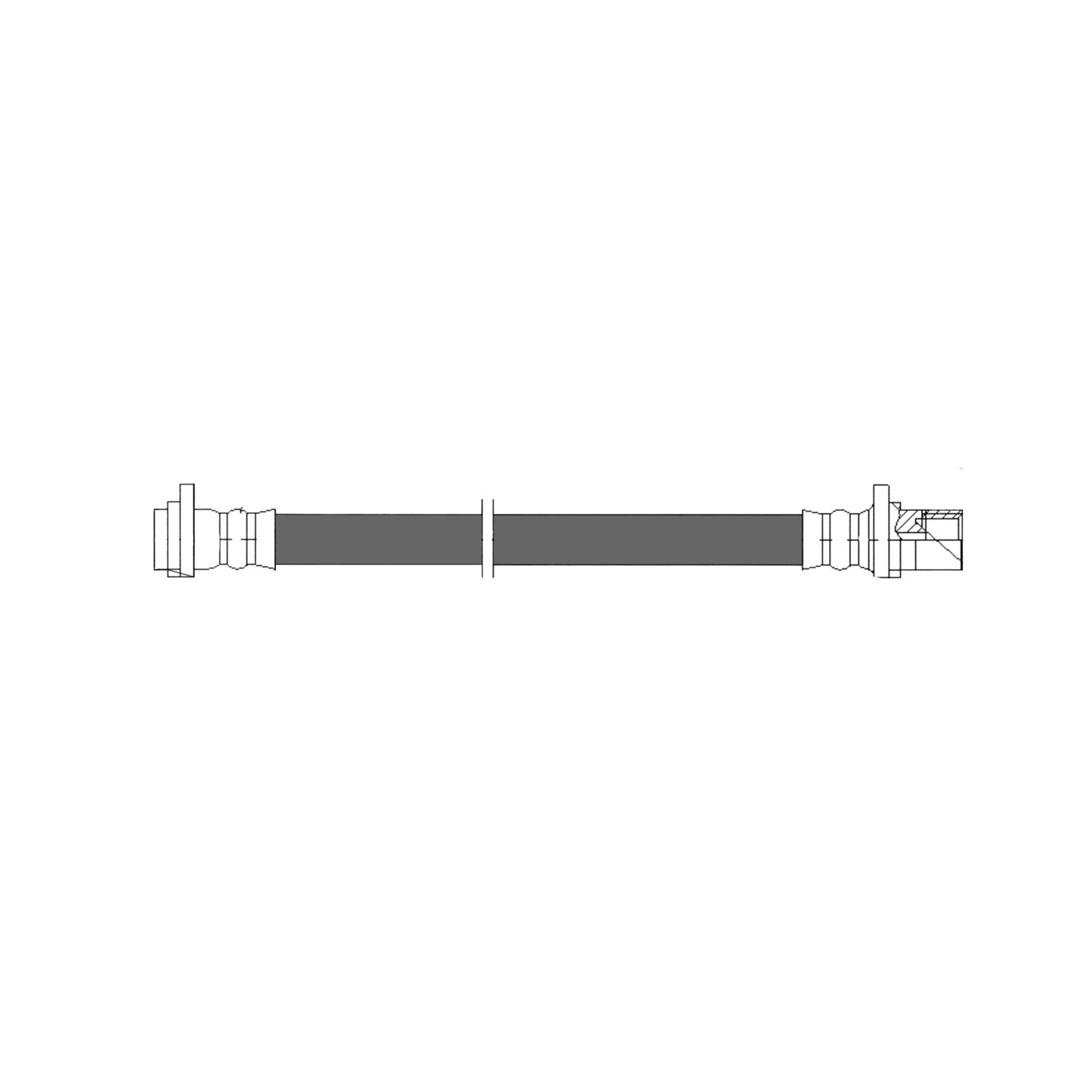 Centric Parts Brake Hydraulic Hose 150.40308
