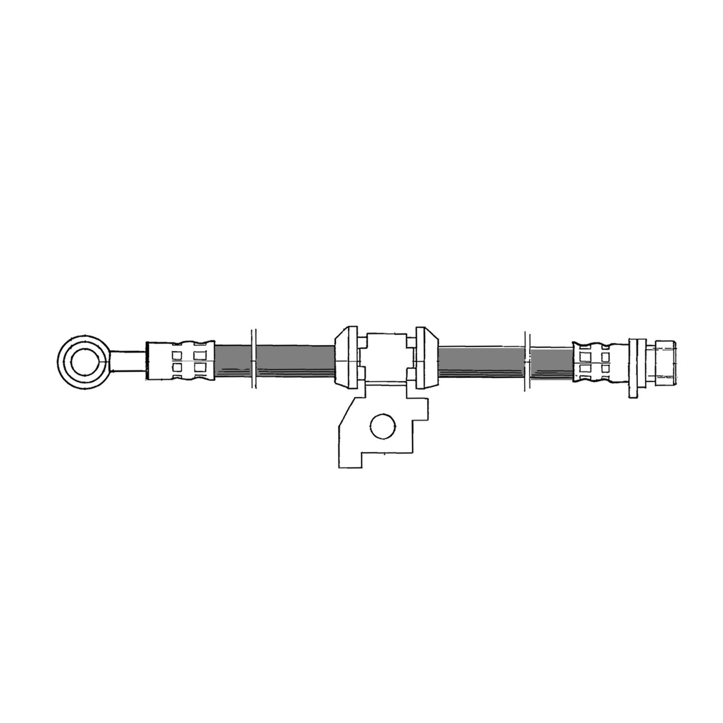Stoptech Centric Brake Hose - Rear 150.40310
