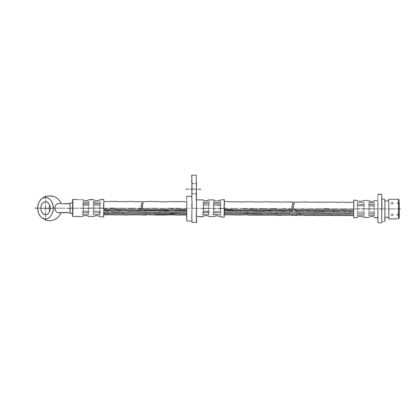 Centric Parts Brake Hydraulic Hose 150.40327