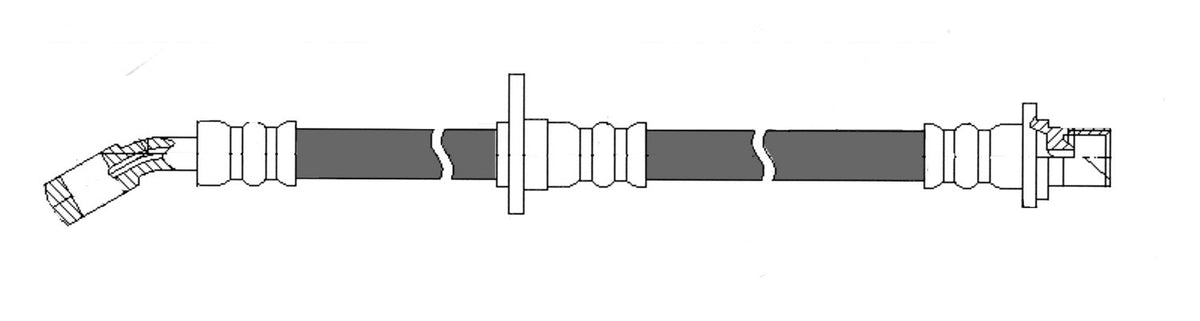 Centric Parts Brake Hose 150.40334