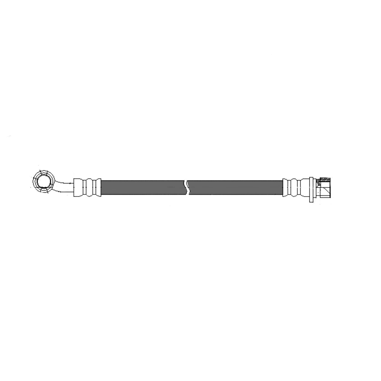 Centric Parts Brake Hydraulic Hose for 2001-2006 Acura MDX 2003-2008 Honda Pilot 150.40346