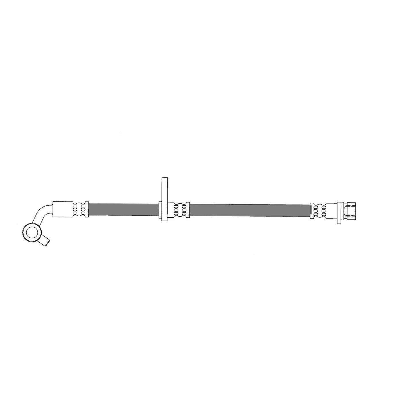 Stoptech Centric Brake Hose - Rear 150.40351