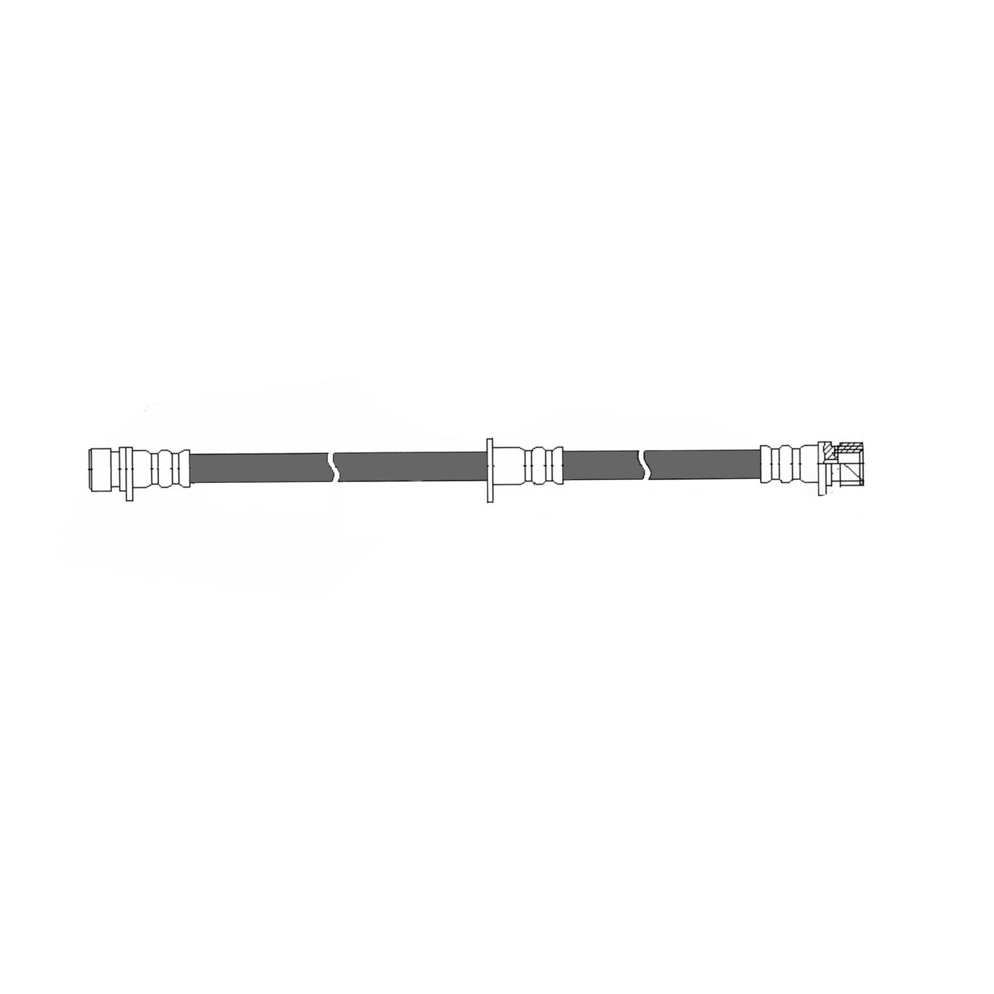 Centric Parts Brake Hydraulic Hose for 2000-2006 Honda Insight 150.40353