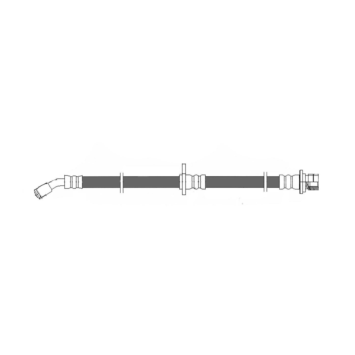 Centric Parts Brake Hydraulic Hose for 2003-2007 Honda Accord 150.40356