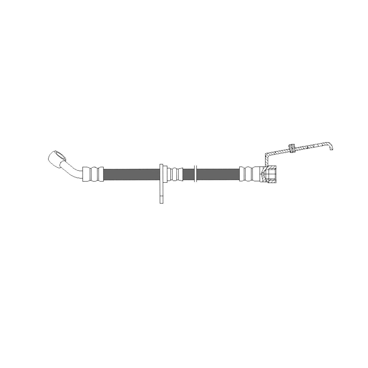 Centric Parts Brake Hose 150.40375