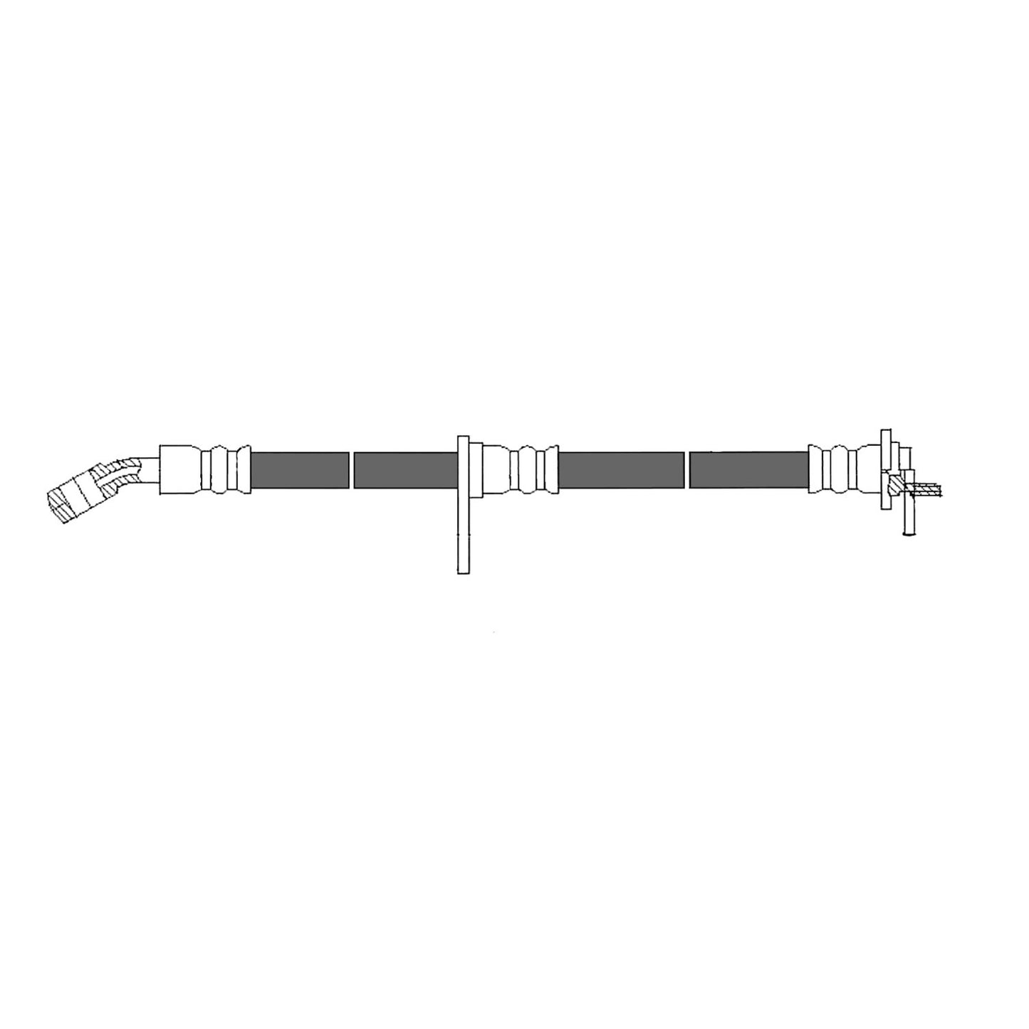 Centric Parts Brake Hydraulic Hose for 2006-2009 Honda S2000 150.40378