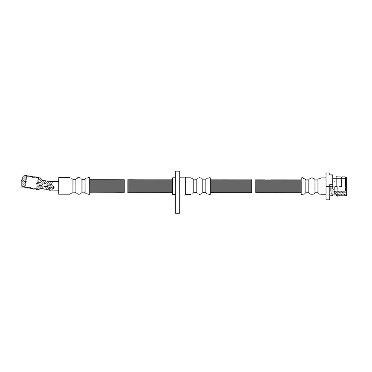 Centric Parts Brake Hydraulic Hose for 2007-2018 Acura RDX 150.40381