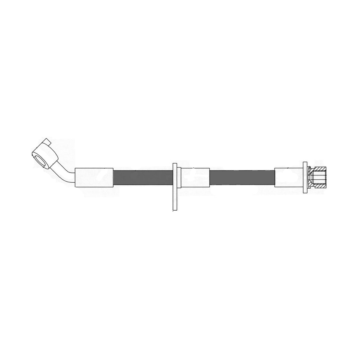 Centric Parts Brake Hose 150.40387