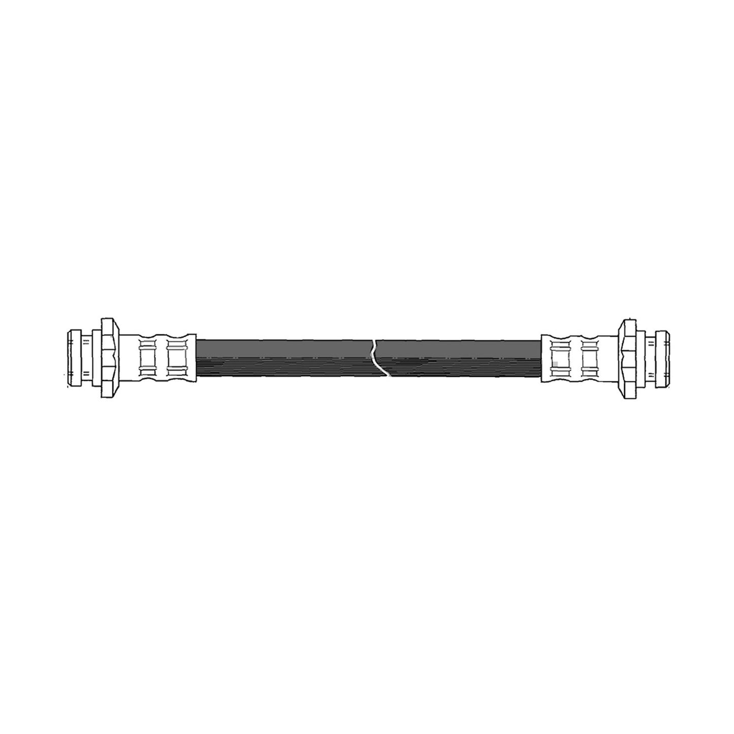 Centric Parts Brake Hydraulic Hose for 2021-2018 Nissan LEAF 1994-1989 Maxima 1992-1990 Stanza 150.42005