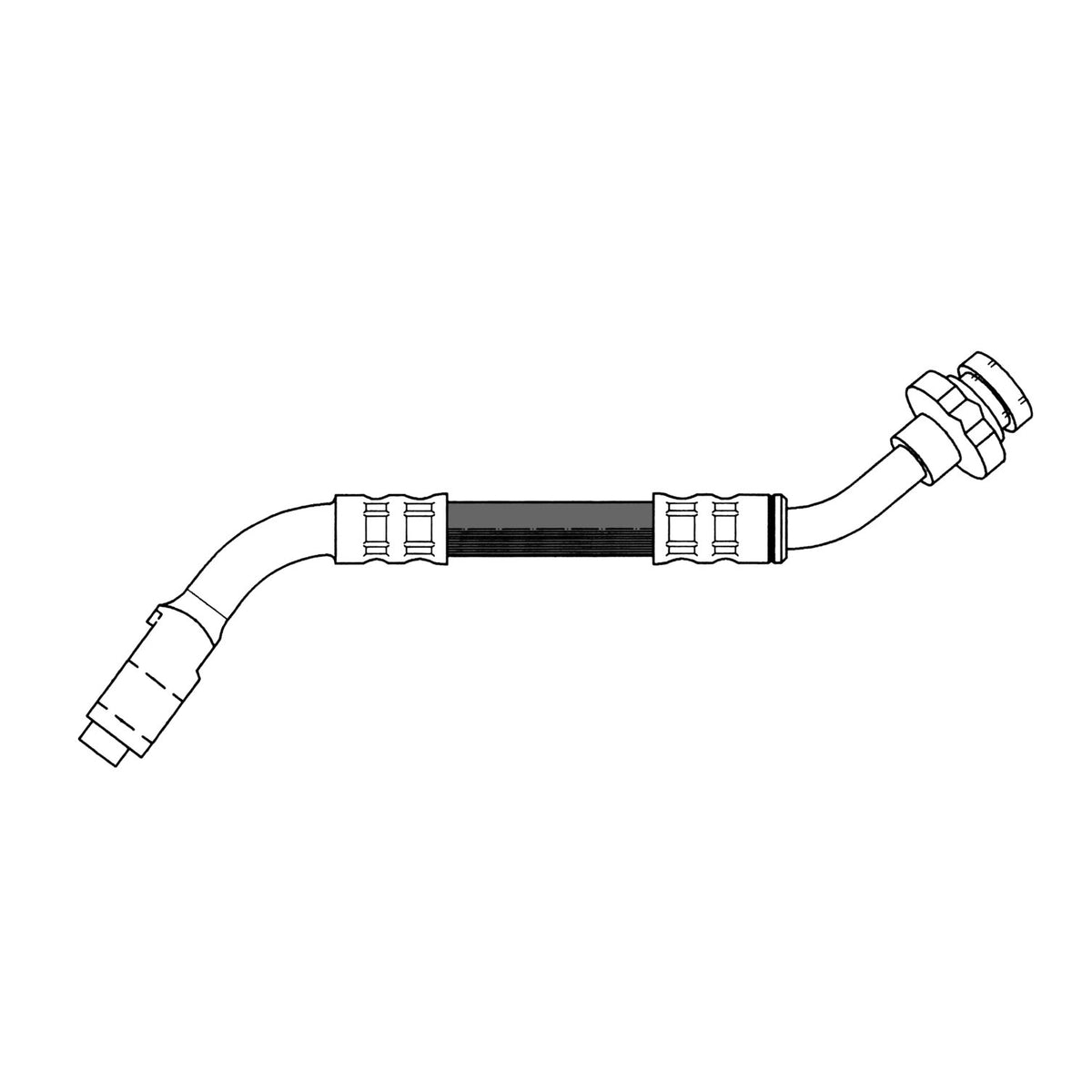 Centric Parts Brake Hydraulic Hose 150.42027