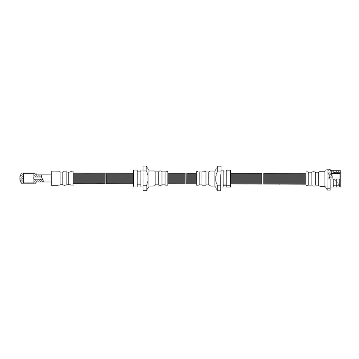 Centric Parts Brake Hose 150.42049