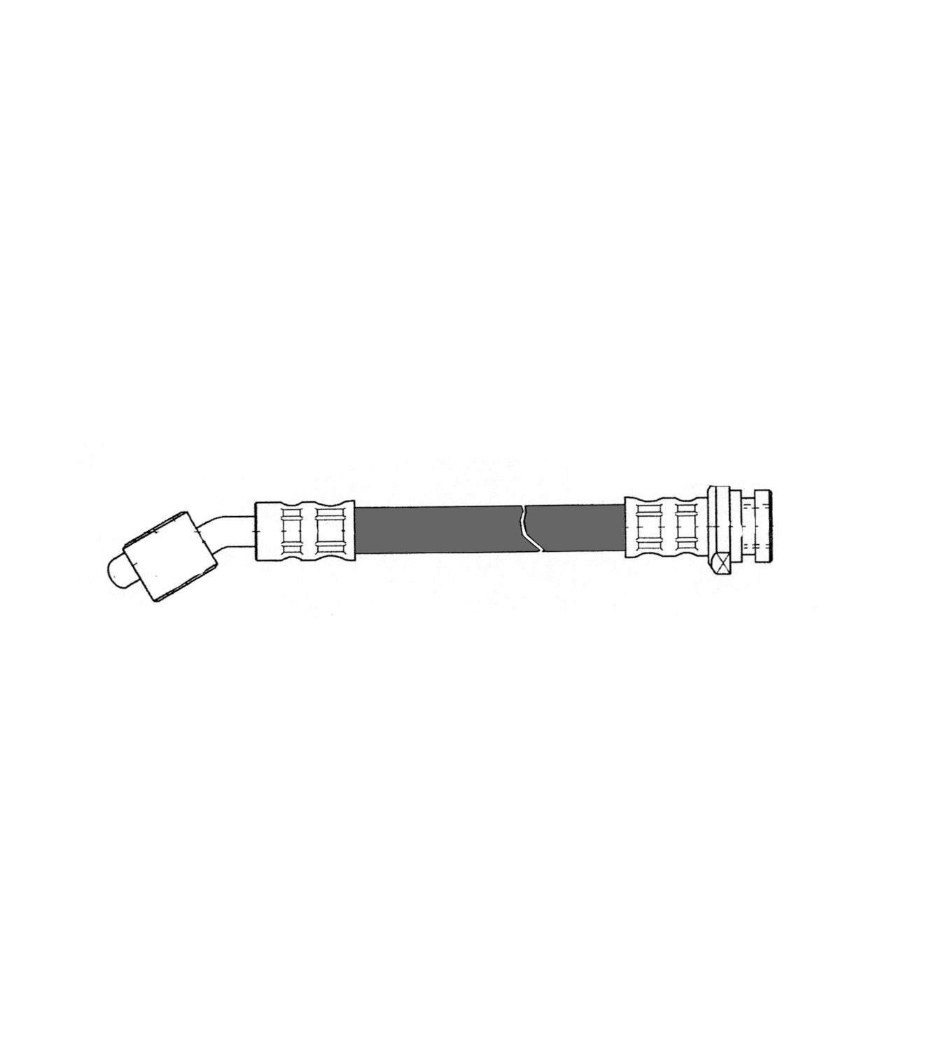 Centric Parts Brake Hydraulic Hose 150.42061