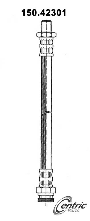 Centric Parts Brake Hydraulic Hose 150.42301