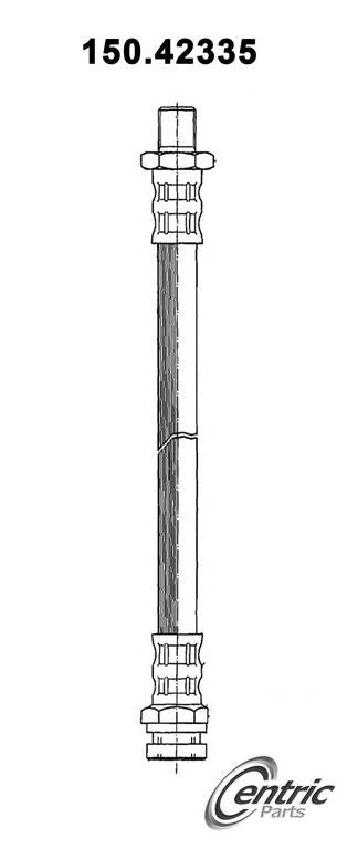 Centric Parts Brake Hydraulic Hose 150.42335