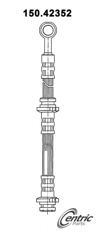 Centric Parts Brake Hydraulic Hose 150.42352