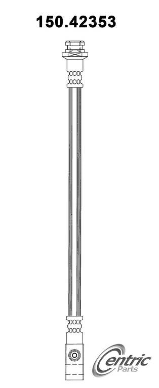 Centric Parts Brake Hydraulic Hose 150.42353
