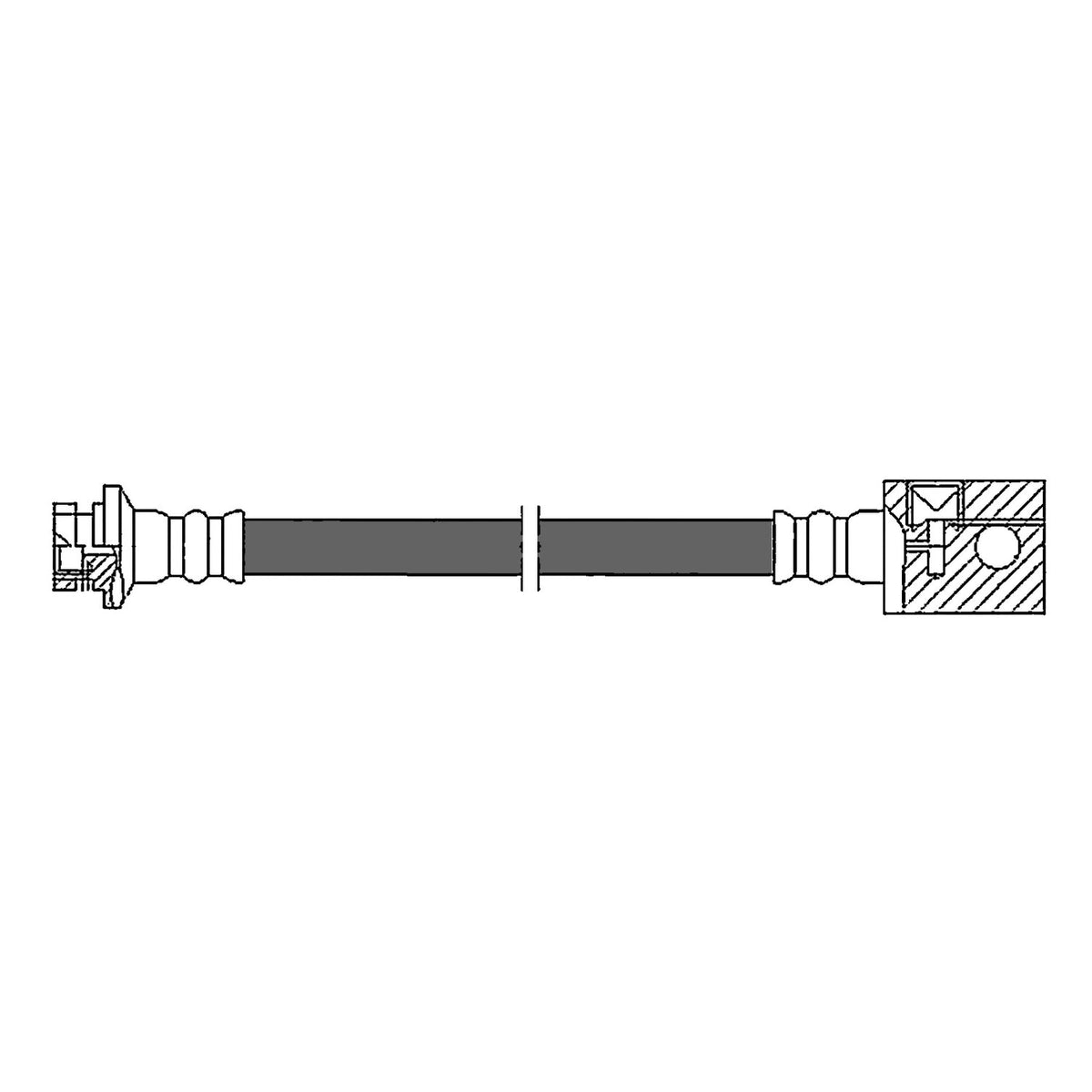 Centric Parts Brake Hose 150.42420