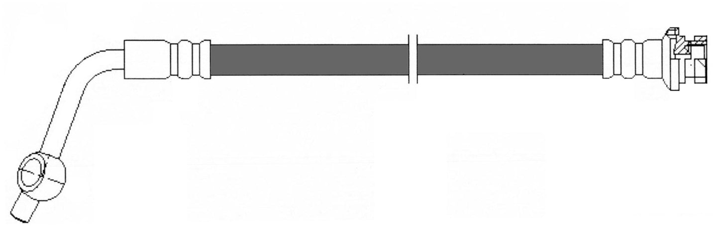 Centric Parts Brake Hose 150.42433