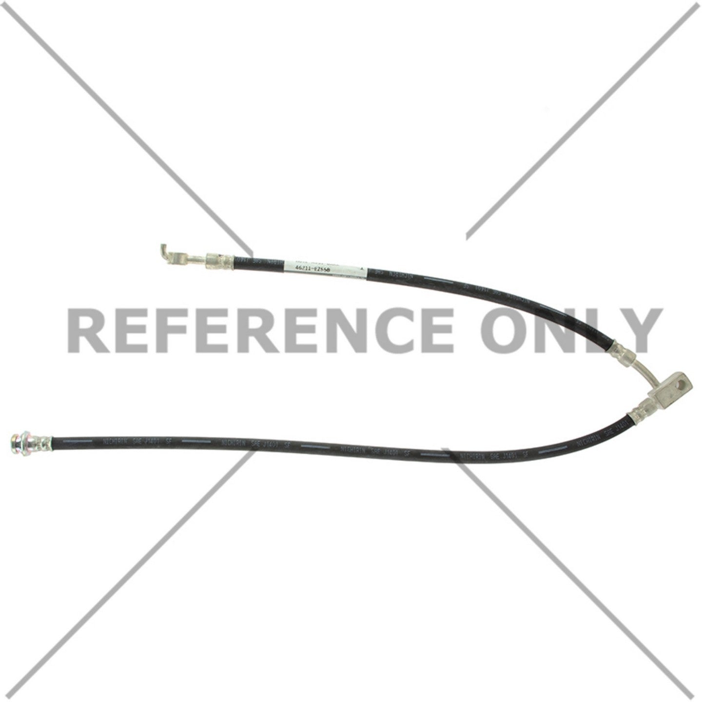Stoptech Centric 16-19 Nissan Titan Brake Hose - Rear Left 150.42438