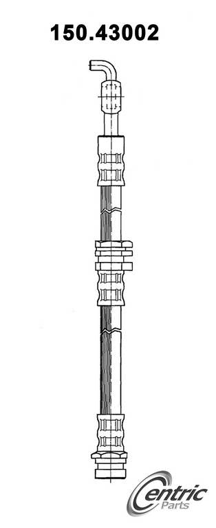 Centric Parts Brake Hydraulic Hose 150.43002