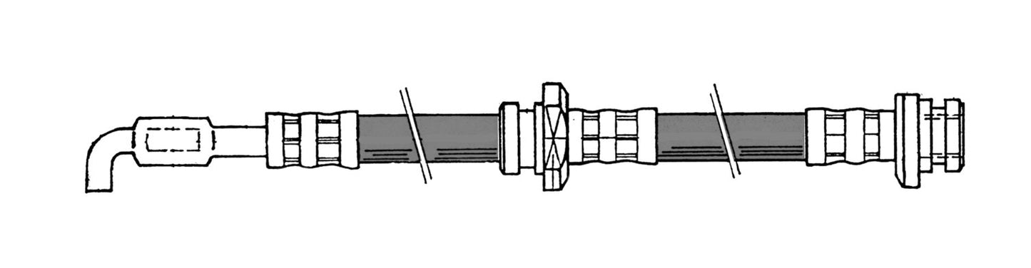 Centric Parts Brake Hydraulic Hose 150.43007