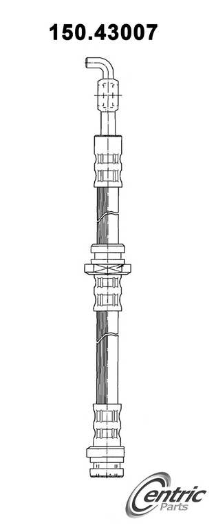 Centric Parts Brake Hydraulic Hose 150.43007