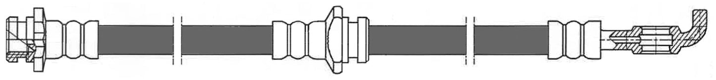 Stoptech Centric Brake Hose - Front 150.43025