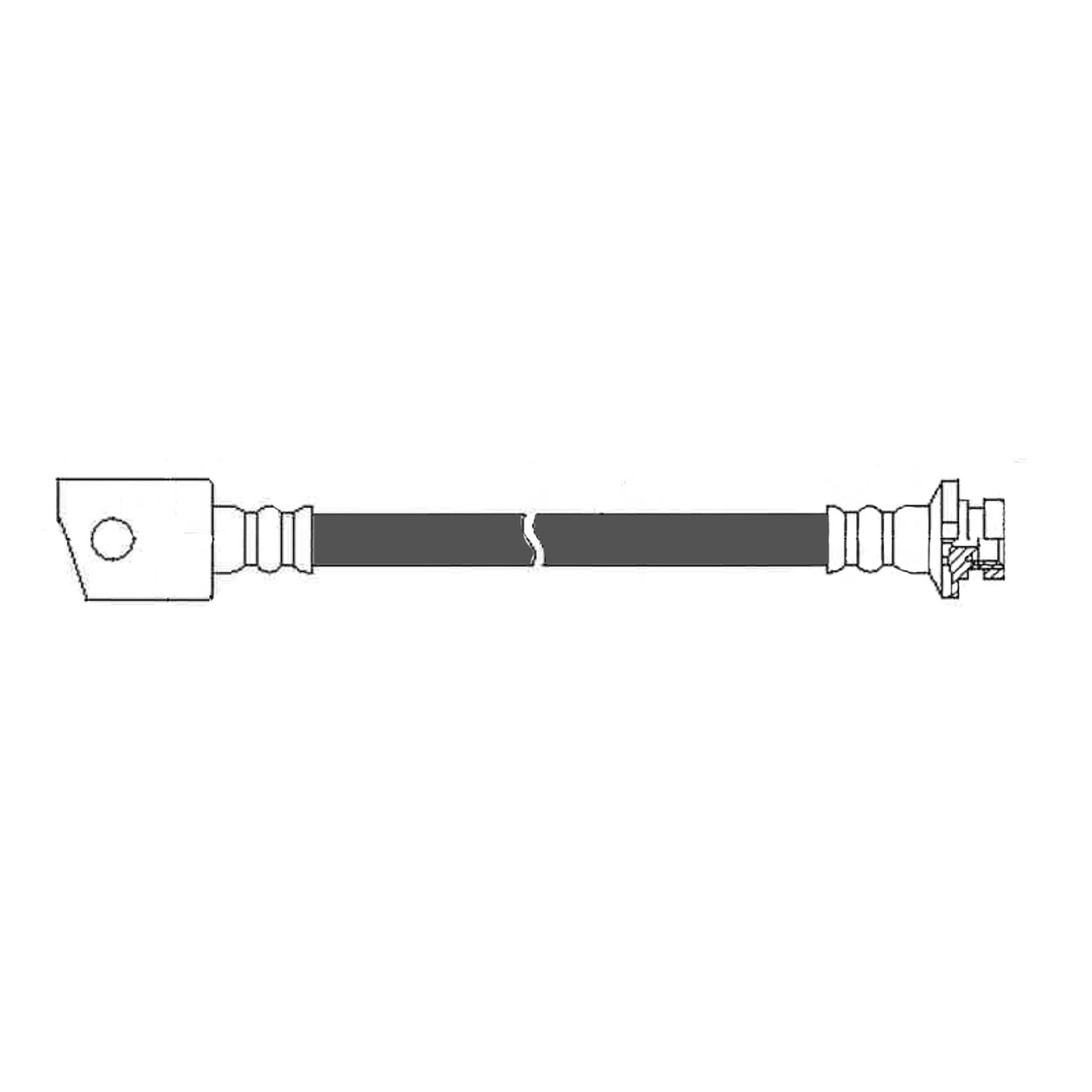 Centric Parts Brake Hydraulic Hose for 1988-1995 Isuzu Pickup 150.43311